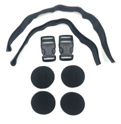 Shoeholder Straps, Padded Hook-N-Loop Style for Molded Shoeholder, Large