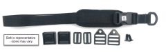 Hip Belt, 2" TheraFit Single Pull, SR Buckle, 9.25 x 3 Pads w/ Clips, Camlocks