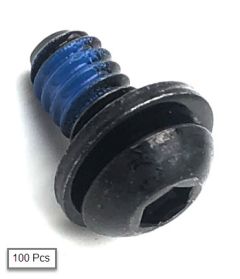 Button Head Cap Screw 1/4-20 x 1/2 w/ Washer & Patchlock, 100 Pcs