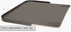 27.5W x 23.5D Black Tray, No BC, PVC Rim